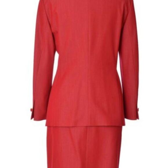 ESCADA Red Skirt Suit Size 40 US 10 - Picture 3 of 8